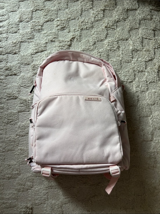 Brevite Handbags - Brevite Light Pink Everyday camera Backpack